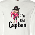 thumbnail image 4 of Inktastic I'm the Captain- pirate girl Long Sleeve T-Shirt, 4 of 5