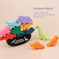 thumbnail image 6 of Wooden Animal Shape Blocks - Balance Building Blocks Stacking Game Interactive Puzzle, 6 of 8