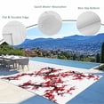 thumbnail image 3 of Red Plum Outdoor Rug for Patio/Deck/Porch, Non-Slip Large Area Rug 3 x 5 Ft, Nature Flowers Branches Chinese Painting Indoor Outdoor Rugs Washable Area Rugs, Reversible Camping Rug Carpet Runner, 3 of 8