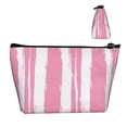 thumbnail image 4 of ZNDUO Travel Makeup Bag for Women Pink Abstract Texture Toiletry Bag, Multifunctional Storage Bag Cosmetic Bag Make Up Organizer, 4 of 7
