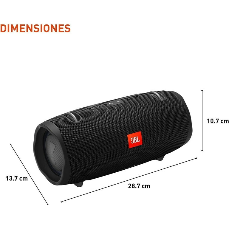 Open Box JBL Xtreme 2 Blue Waterproof Bluetooth Speaker - Black