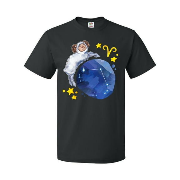 Inktastic Aries Constellation Zodiac Sign Illustration T-Shirt
