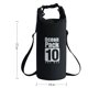 thumbnail image 5 of Bolsa impermeable - Bolsa para el océano - Bolsa impermeable flotante - Ligera - Para navegación, kayak, senderismo, snowboard, camping, rafting, pesca y mochilero - 10 litros - Negra, 5 of 6