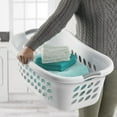 thumbnail image 3 of Sterilite 70L Hip Hold Laundry Basket- white, 3 of 4