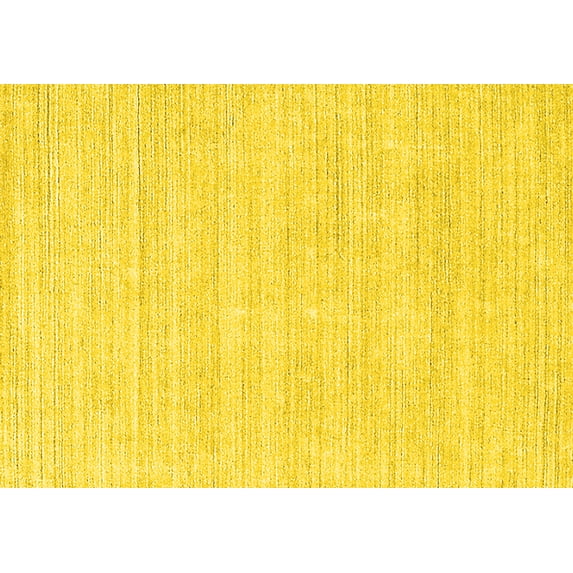 Ahgly Company Indoor Rectangle Oriental Yellow Industrial Area Rugs, 4' x 6'