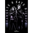 thumbnail image 2 of Women's Marvel Hawkeye Kate Bishop and Hawkeye  Graphic Tee Black Small, 2 of 4