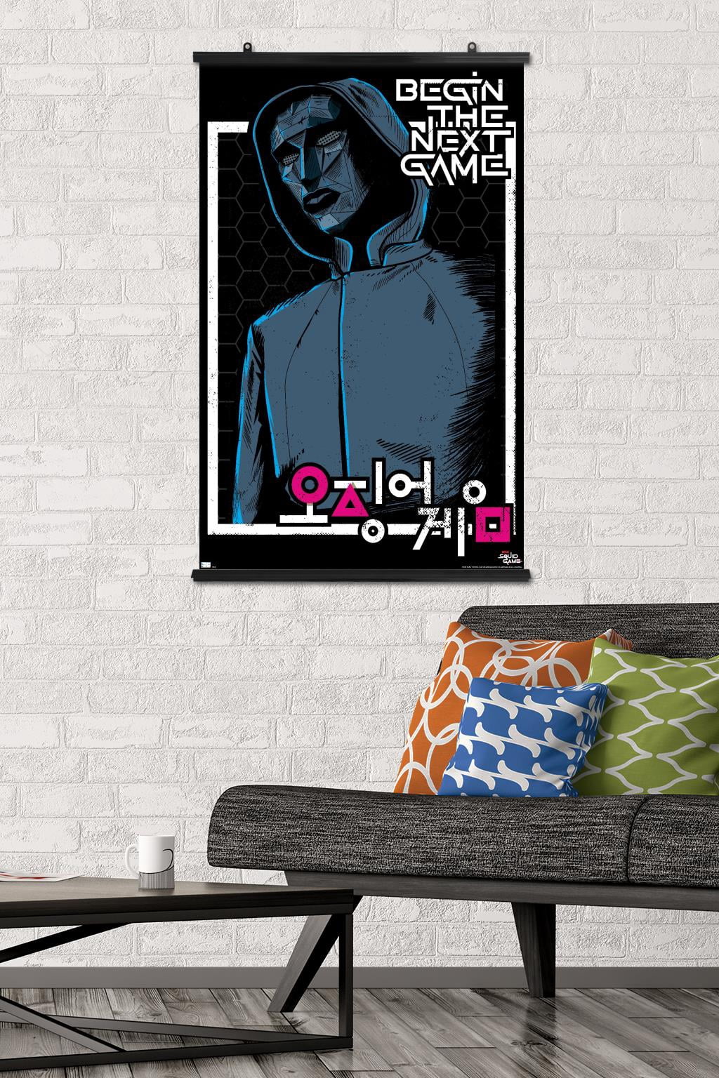 Netflix Squid Game - Begin the Next Game Wall Poster, 22.375" x 34"