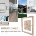thumbnail image 4 of MasteelfCA 1Pc Wall Art Decor Hanging Wood Decoration Creative Relief Picture Pendant, 4 of 8