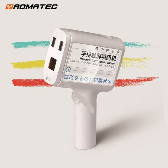 Handheld Inkjet Printer 12.7mm Barcode Barcode Batch Code Numbering Logo Label Portable Inkjet Printer ,Versatile Surface Compatibility