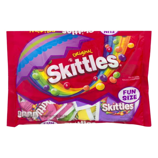 (1 bag) Easter Original Skittles Fun Size Candy Mix 10