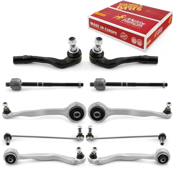 Metrix Premium Chassis Parts - 10 PC Front Suspension Kit Fits 11-15 Mercedes-Benz C180, 14-16 E250 RWD, RK620087 RK620086 RK620980 RK621154 ES800811 ES800646 EV800394 K750337 K750338, Made in Europe