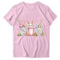 thumbnail image 1 of Blusas de Manga Corta para las Mujeres Divertida Impresión Cuello Redondo Camiseta Vintage, Blusas de Primavera para las Mujeres, 1 of 4