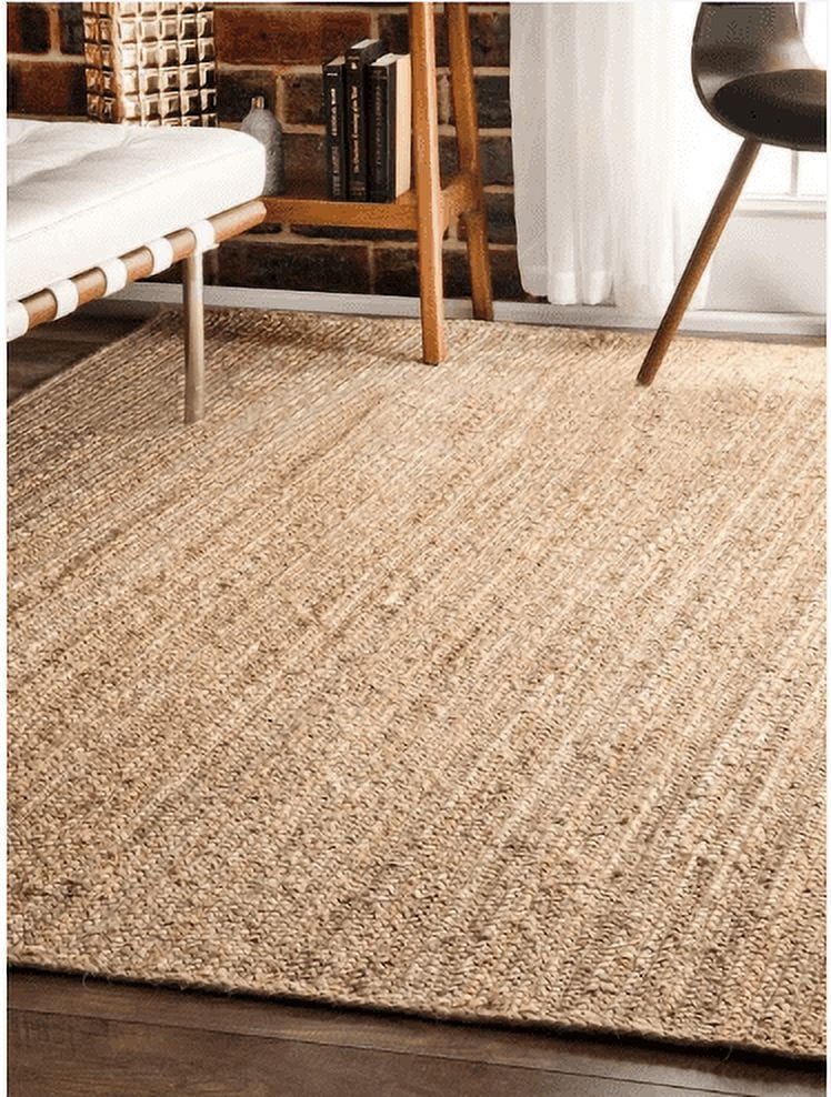 Handmade Braided Natural Pure Jute Area Rugs ,Home Décor Rugs Size 4 x 9 Feet ( 120 cm x 270 cm )