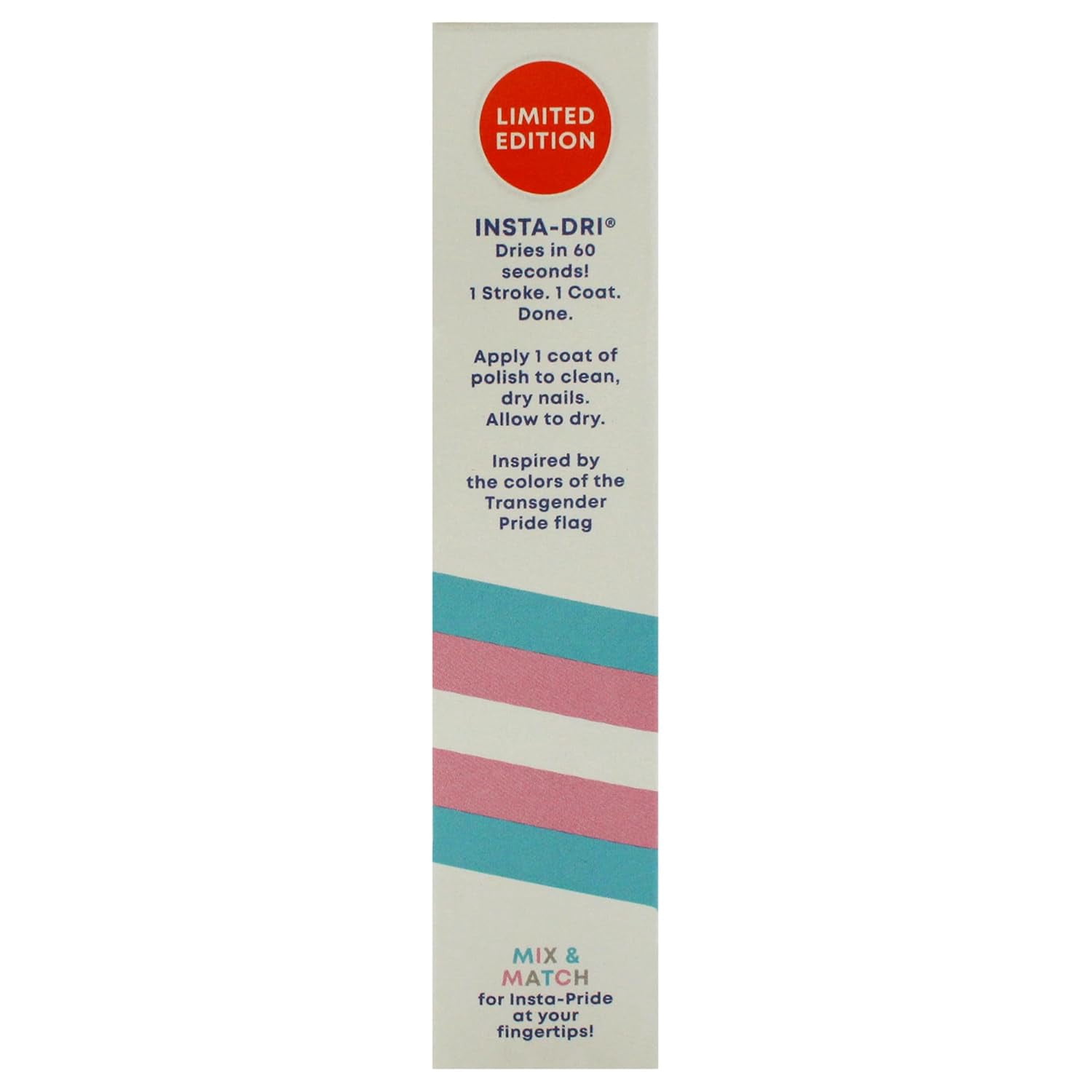 SALLY HANSEN INSTA-DRI PAINT WITH PRIDE NAIL COLOR SET FOR WOMEN - 3 PC 0.31OZ NAIL POLISH