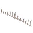 thumbnail image 2 of Kit d'Assortiment de Vis Auto-Tappantes en Acier Inoxydable 304 Premium - Tête de Poêle M3, M4, M5 avec Design Anti-Resserrement, Idéal pour Applications en Bois, Métal et Plastique, Comprend 240 Pcs et Rangement, 2 of 6