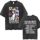 thumbnail image 4 of Camiseta de algodón del cantante Taylor para hombre y mujer, camisa lavada de gran tamaño, manga corta, Tour de las Eras, Harajuku, 4 of 4