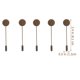 thumbnail image 2 of HEANUJJ 10Ud Pin Redondo Para En Aleación Café Para Accesorios De Manualidades, 2 of 7