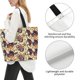 thumbnail image 3 of Easygdp Fashion Hippie Girl Bolsas Tote para Mujer, Bolsos de Hombro para Viaje, Bolsos de Mano de Gran Capacidad para Compras y Trabajo, 3 of 8