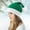 Green, variant on NMMUED Christmas Hats Christmas Beanie Holiday Hats Knit Beanie Hats for Women Warm Hat Winter Hats for Women Green One Size