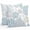 Light Blue Teal, variant on Blue Coral Coastal Throw Pillow Covers 18x18 Inch Set of 2, Summer Beach Shell Conch Ocean Waterproof Outdoor Pillow Covers, Decorative Cushion Pillowcases for Couch, Sofa, Bed, Garden, Patio