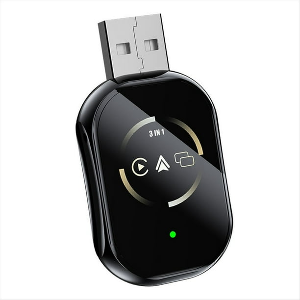 Adaptador Inalámbrico CarPlay : Mirror Link, CarPlay, Android Auto, Bluetooth y WiFi, USB, CarPlay con Cable A Inalámbrico.