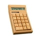 thumbnail image 2 of Calculadora solar Calculadora de escritorio de 12 dígitos Función estándar de bambú Pantalla grande Fácil de usar para estudiantes Oficina Hogar medio, 2 of 8