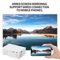 thumbnail image 5 of taicans HD 1080P 60” WiFi Portable Home Movie Video Projector W/built In Speaker, 5 of 12