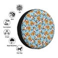 thumbnail image 5 of Spare Tire Cover, bear playing american football cute Wheel Cover Tire Covers for Trailers Car Truck Camper Universal Tire Covering Fits Diameter 17 inch, 5 of 7