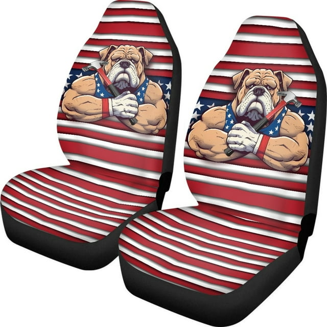 B Two Piece Elastic Car Seat Covers Made From Breathable Fabric For High Back Bucket Seats Offering Comfort And Interior Protection