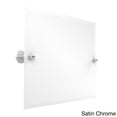 thumbnail image 4 of Frameless Landscape Rectangular Tilt Mirror with Beveled Edge in Polished Chrome, 4 of 5