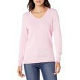 thumbnail image 1 of walmart Essentials Womens Lightweight V-Neck Sweater, 1 of 8