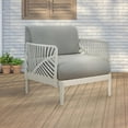 thumbnail image 3 of Patioflare Leaf Modular Patio Armchair, Grey, 3 of 6