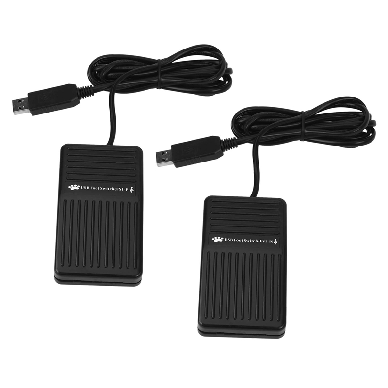 2X PC USB Foot Switch Keyboard Pedal