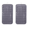 thumbnail image 3 of Birdeem Jewelry Hanging Non-Woven Organizer Holder 80Pockets Curved Print, 3 of 5