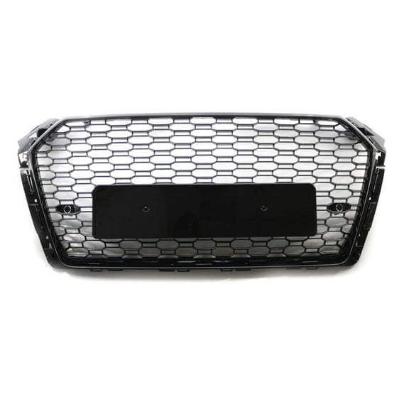 Pinypikaka Front Bumper Grill Fits for A4 Avant S-line B9 2017-2019 EU Version Accessories 8W0853651 Racing Mesh Hex Honeycomb Grille