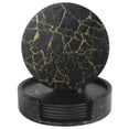thumbnail image 1 of Leather Coasters Spill Protection For Table Desk Durable And Non Slip Leather Coaster Fit Common, 1 of 5