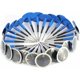 thumbnail image 1 of Seta de reparación de pinchazos de neumáticos sin cámara universal para motocicleta de coche 36 4 mm 24 piezas, 1 of 5
