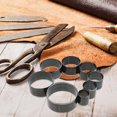 thumbnail image 4 of Luxshiny 8pcs hole punch tool Circle Punch High-carbon Steel for Paper Crafting Tools, 4 of 8
