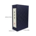 thumbnail image 2 of HIAKDOFT 2Pcs Fake Book Decor Dark Blue Antique Style Decorative Simulated Books for Desktop Use, 2 of 6