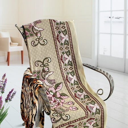 - Jacquard Weave Large Blanket / Tapestry / Area Rug 59.1