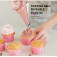 thumbnail image 6 of Disposable Piping Bags 16 Inch - 100 Anti Burst Pastry Icing Bags for Cream Frosting, Cakes and Cookies Decoration, 6 of 6