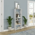 thumbnail image 2 of Ada Home Decor Diosp Multiple Tier Bookcase, Wenge/White, 2 of 7