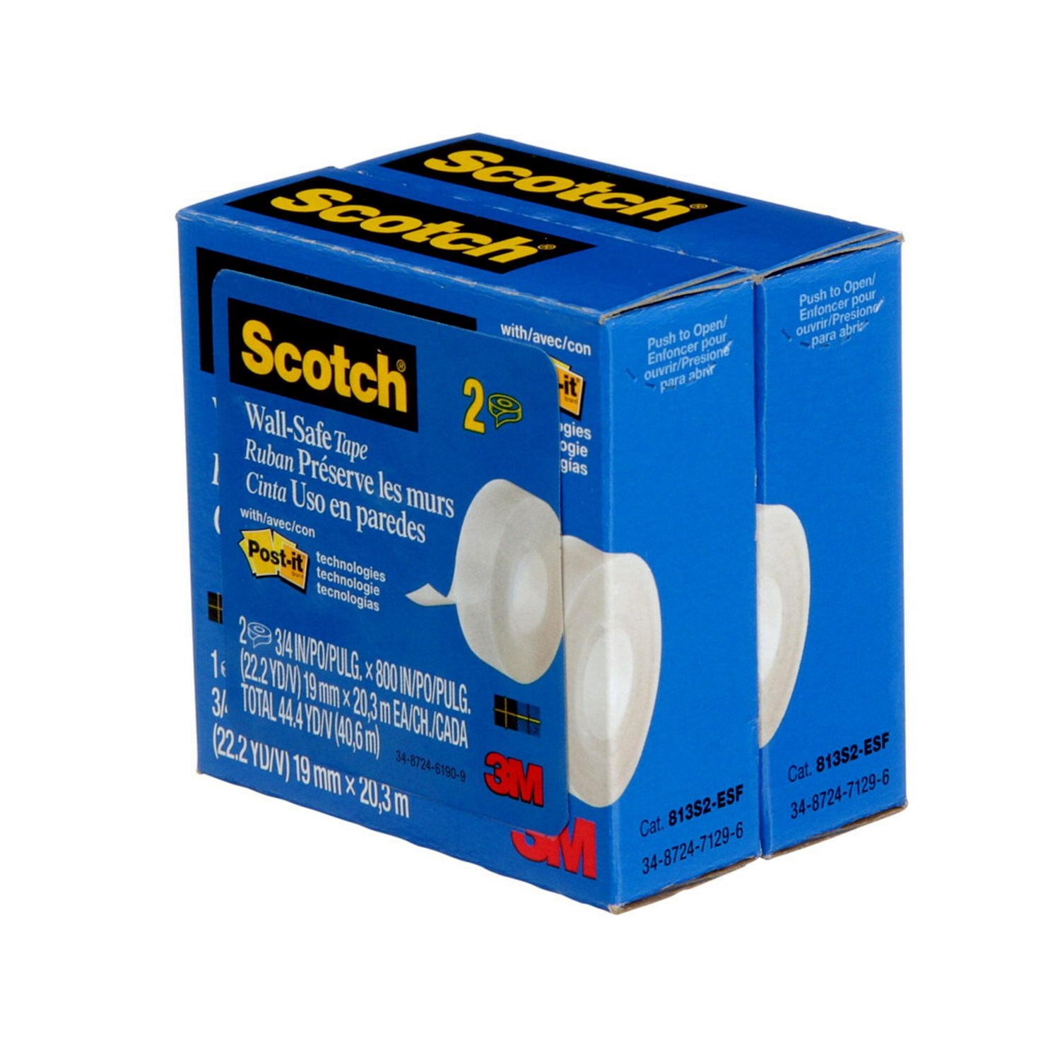 Ruban Préserve les murs 813S2-ESF-RP6 Scotch®, 2/paquet