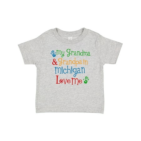 

Inktastic Michigan Grandma Loves Me Gift Baby Boy or Baby Girl T-Shirt
