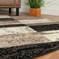 thumbnail image 4 of Superior Rockwood Geometric Indoor Area Rug, 8' Round, Chocolate, 4 of 8