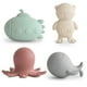 thumbnail image 1 of Bath Toys Play Set Mushie Sealife para niños pequeños, silicona, 4 unidades, 1 of 9