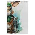 thumbnail image 5 of Rabbit Mechanician Engineer Black Out Curtains 72 Inch Length Curtains for Sliding Glass Doors Bedroom Living Room 2 Pack, 5 of 6