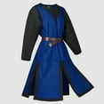 thumbnail image 2 of Tunic Shirt for Men Halloween Lace Up Blouse Top Apparel, 2 of 3
