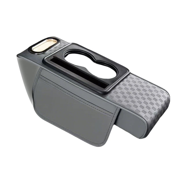 Cojín reposabrazos ergonómico multifuncional y cómodo para consola central del coche Gris