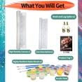 thumbnail image 2 of Paint by Numbers Kit for Adults Beginner, Tree Moon Easy DIY Oil Painting Kits Home Wall Decor 16x20 Inch (Without Frame),Pink Rose, 2 of 6